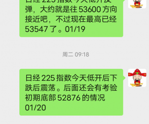 日经225指数01/22